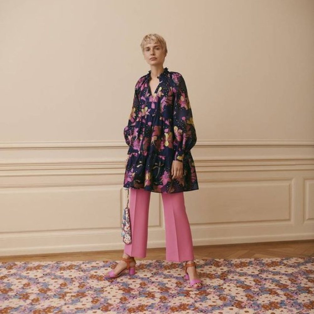 STINE GOYA Print Dress Size Medium